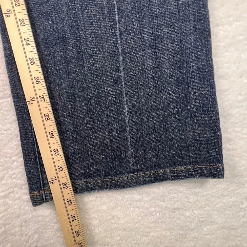 Lane Bryant Jeans 32 Bootcut Stretch Denim‎ Medium Wash Embroidered Pocket NWT